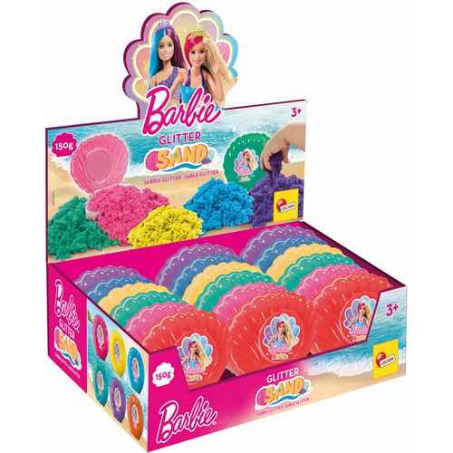 LISCIANI BARBIE glitter kinetički pijesak u školjki, 150g 91935 slika 5