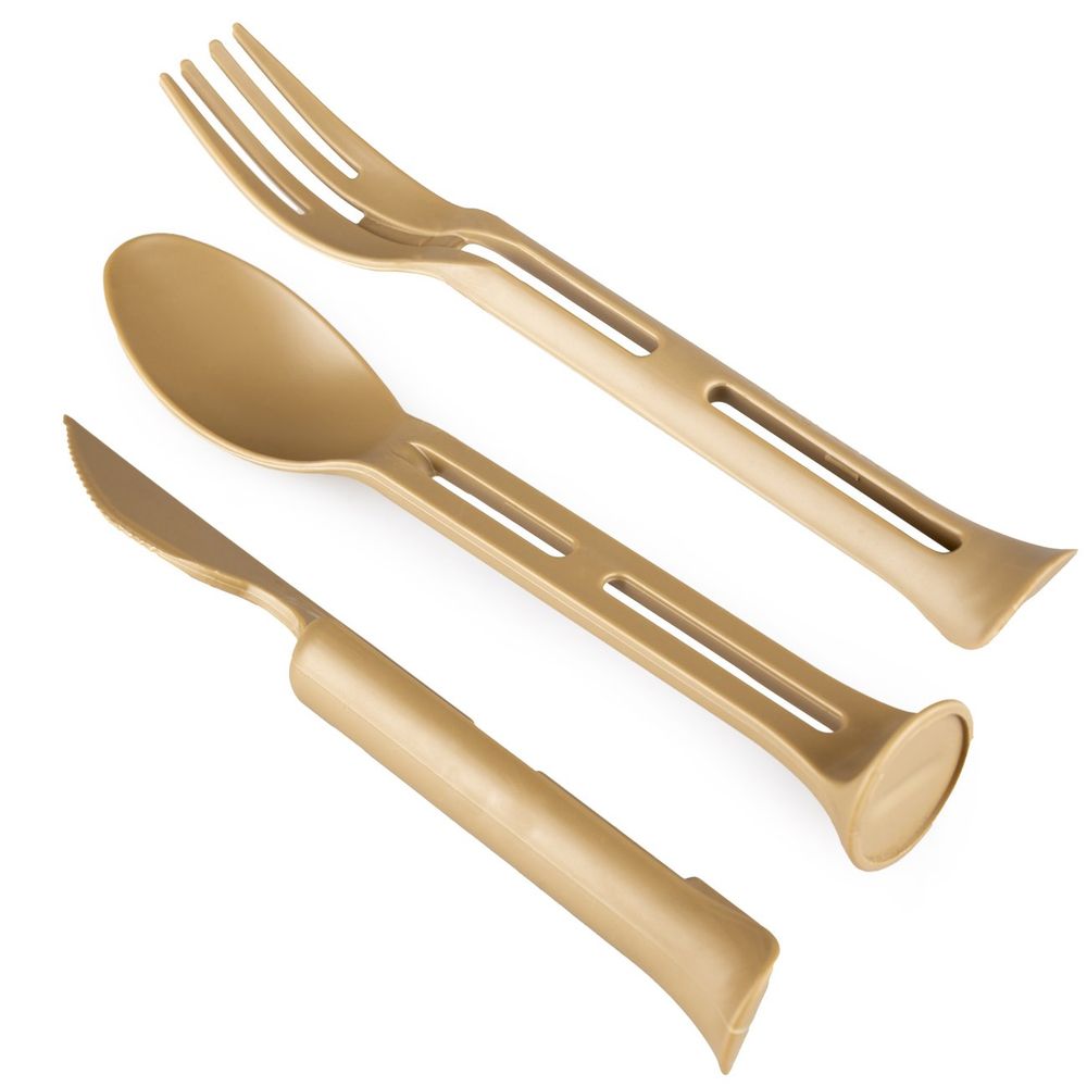 Evolite Set kašika, viljuška i nož Combo Cutlery, Bež slika 1