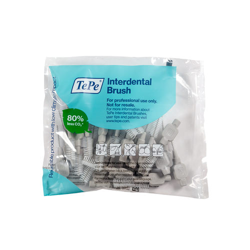 TePe Original Interdentalne četkice Sive vel. 7 / 1,3 mm - multi-pack vrećica 25 kom slika 1