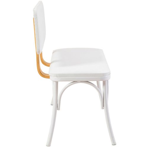 Woody Fashion Set stolova i stolica (4 komada), Bijela boja, OLV-SA-TK2 slika 11