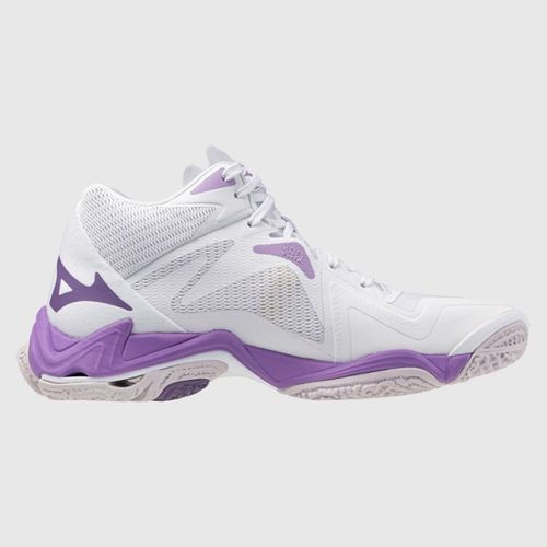 ženske Tenisice Za Odbojku Mizuno Wave Lightning Z8 Mid White/Purple slika 2