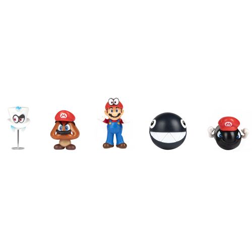 Super Mario Bros pack 5 figures 6,5cm slika 2