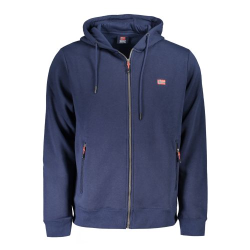 NORWAY 1963 MEN'S BLUE ZIP-UP SWEATSHIRT slika 1