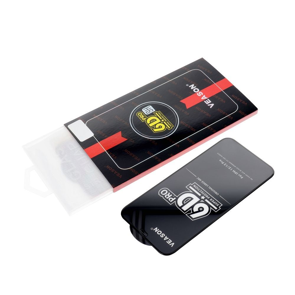 6D Pro Veason Glass kaljeno staklo za Motorola G57 crno slika 2
