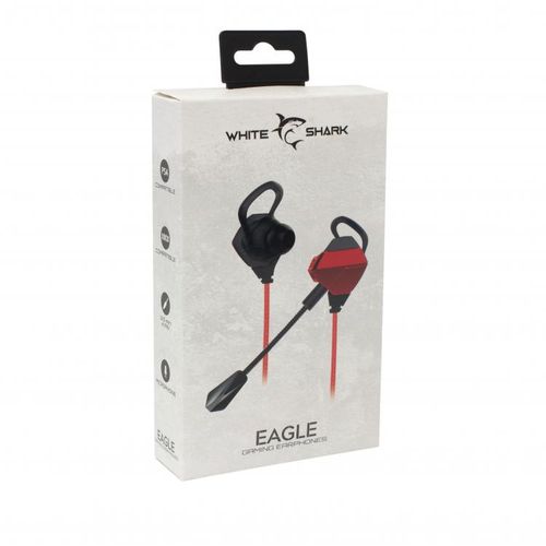 White Shark slušalice + mikrofon GE-536 EAGLE crno/crvene slika 3