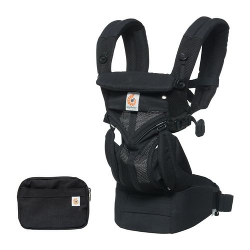 Ergobaby Omni 360 nosiljka Cool Air, Onyx Black slika 12