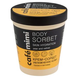 CAFÉ MIMI krem sorbet za telo (hidratacija kože, kruška i vetiver 220ml