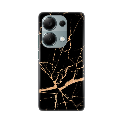 Torbica Silikonska Print za Xiaomi Redmi Note 13 Pro 4G All Black slika 1