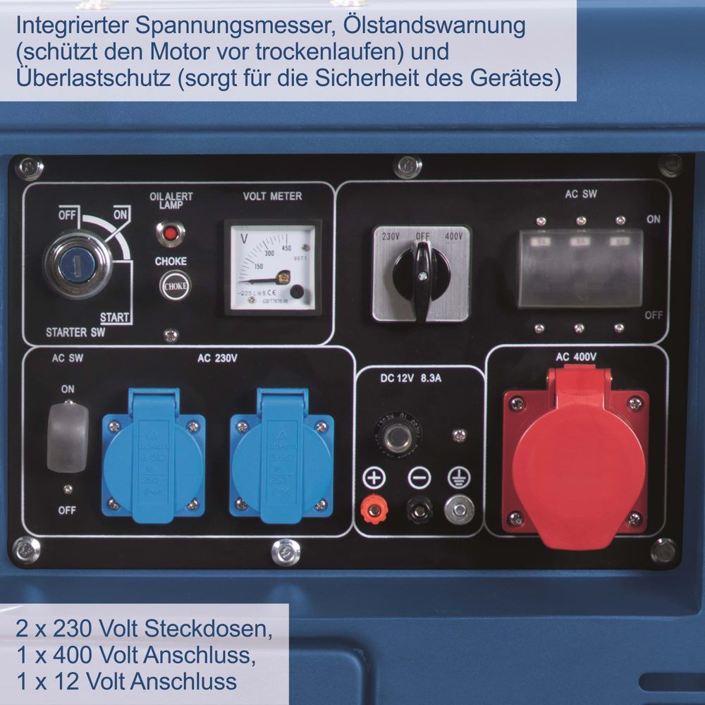 Scheppach agregat dizel 5kW SG5200D  slika 5