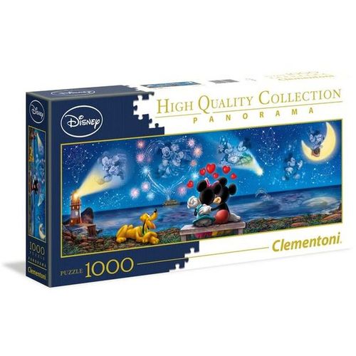 Clementoni Puzzle CL39449 Mickey & Minnie Panorama 1000kom slika 1