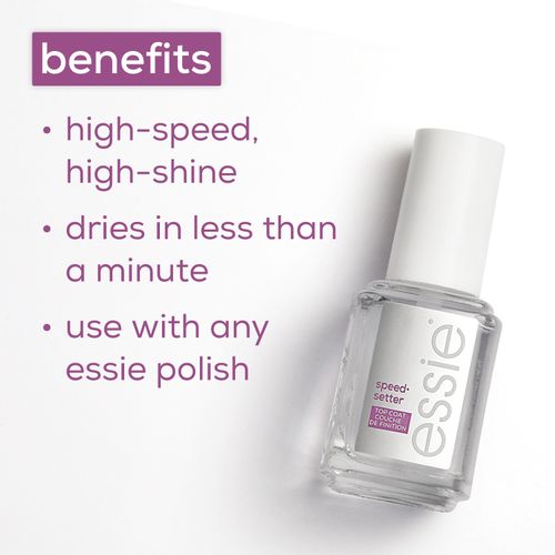 Essie Top Coat završni sloj Speed Setter slika 4