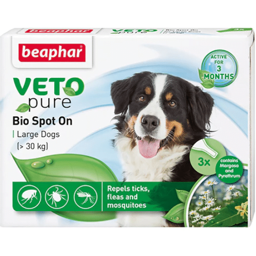 Beaphar Vetopure Bio Spot On Dog L (&gt;30 kg) slika 1