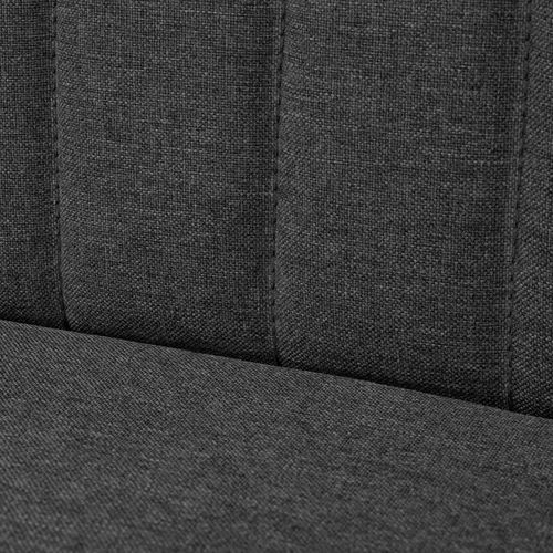 Sofa 117x55,5x77 cm Tkanina Tamno Siva slika 6