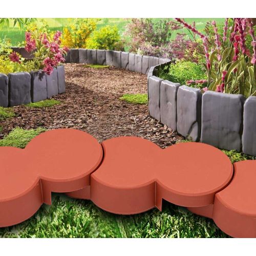 Bluegarden palisade rubnik za travnjak 200cm 12 kom / Terracota HD 7095  slika 6