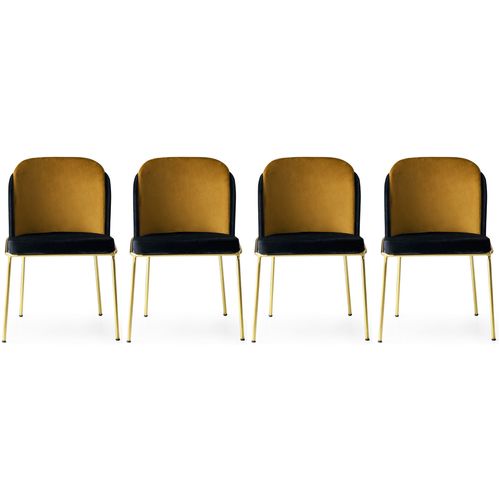 Dore - 106 V4 Black
Gold Chair Set (4 Pieces) slika 1