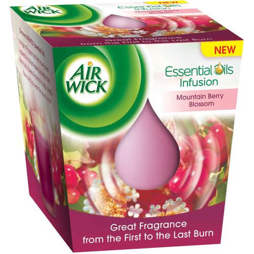 Air Wick mirisna svijeća Mountain Berry Blossom 105 g  slika 1