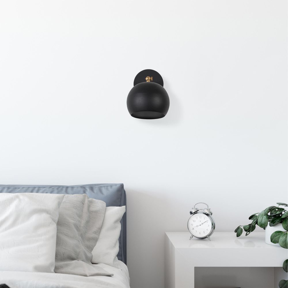 Zidna lampa Sivani - MR - 709 u crnoj boji slika 1