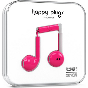 Happy Plugs, Earbud Plus slušalice,Cerise