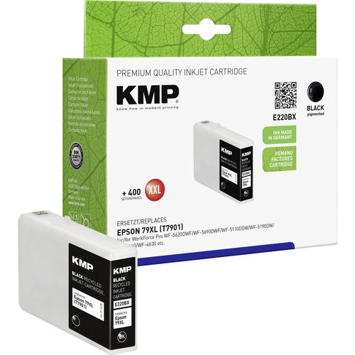 KMP tinta zamijenjen Epson 79XL, T7901 kompatibilan  crn E220BX 1628,4001 slika 3