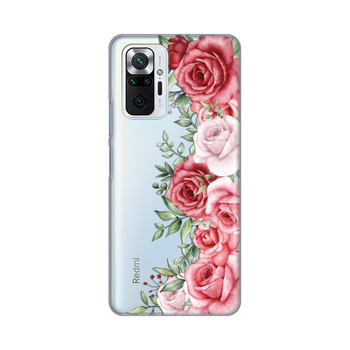 Torbica Silikonska Print Skin za Xiaomi Redmi Note 10 Pro/10 Pro Max Wild Roses slika 1