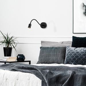 Čitačka - Crna Zidna Lampa 3241