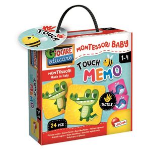 Lisciani Edukativna igra Montessori Baby Touch Memo - Dodirni i osjeti