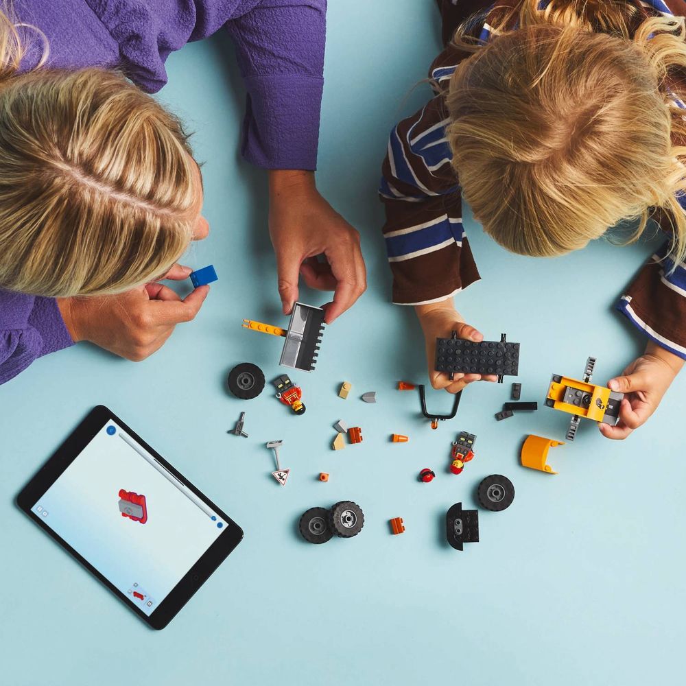LEGO 60450 Žuti građevinski utovarivač sa točkovima slika 6