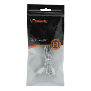 KABEL SBOX USB->MICRO USB 1M White