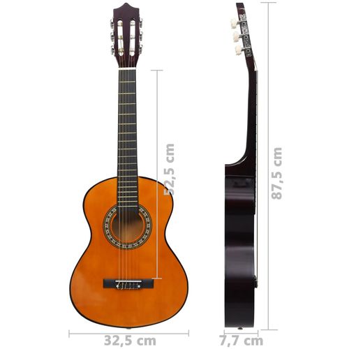 Klasična gitara za početnike i djecu 1/2 34" od drva lipe slika 27