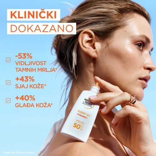 Garnier Ambre Solaire dnevni fluid protiv tamnih mrlja s vitaminom C SPF 50+ slika 9