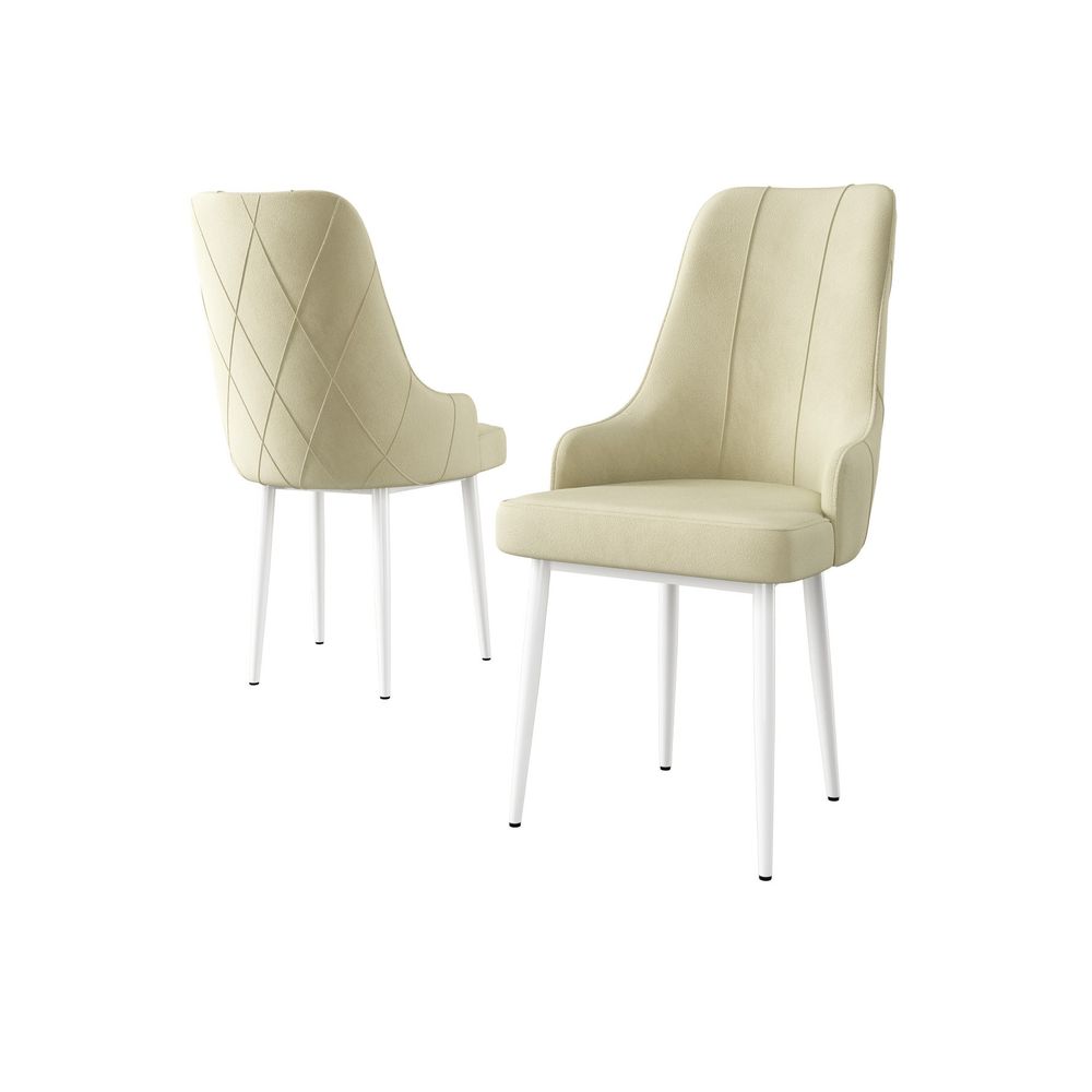 Trex - Set stolica u krem boji (2 komada) slika 2