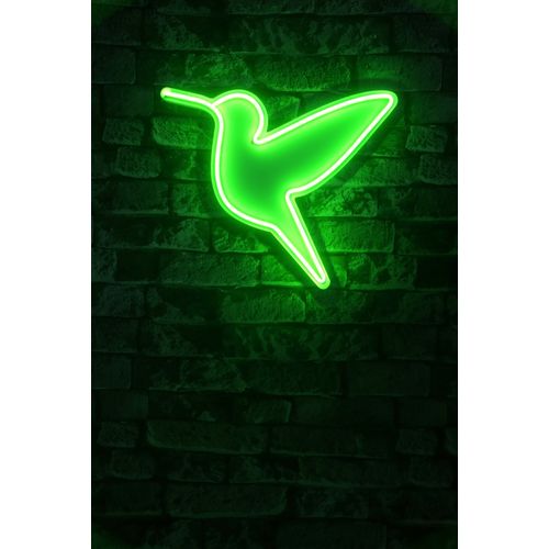 Wallity Ukrasna plastična LED rasvjeta, Little Bird - Green slika 10