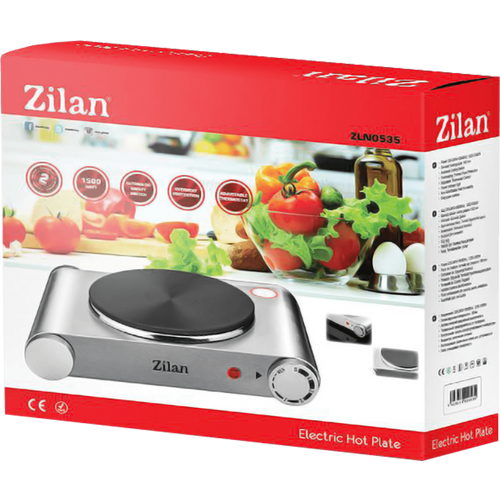 Zilan Električno kuhalo, 1 ploča - 18 cm, 1500 W, INOX - ZLN0535 slika 2