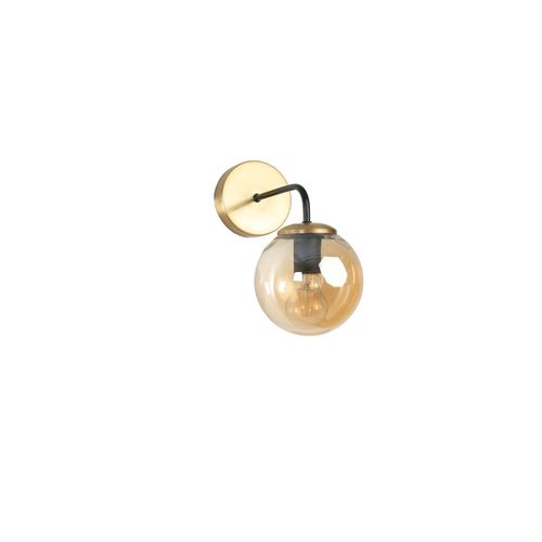 Pablo Eskitme Bal Camlı Aplik Amber
Black
Gold Wall Lamp slika 3