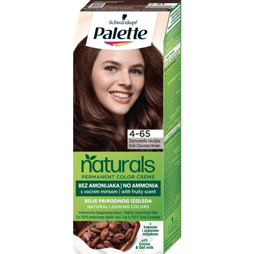 Palette Naturals Color Creme Farba za kosu 4-65 Zlatno-čokoladno smeđa  slika 1