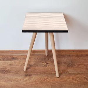 Pomoćni stolić Shp358 - Boje: Krem, Bijela