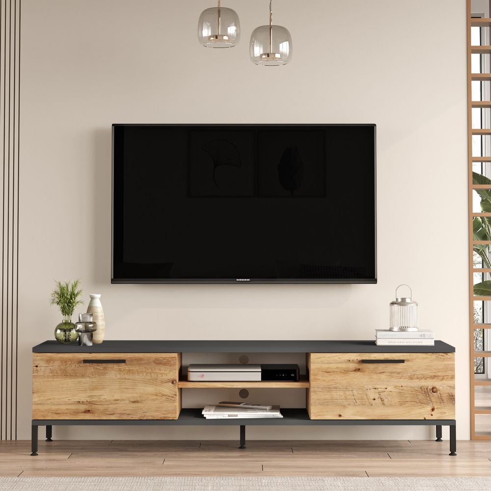 Rl5-Aa Atlantic Pine Anthracite Set Namještaja za Dnevnu Sobu slika 4