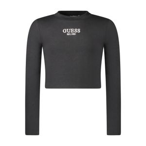 Guess Jeans majica dugih rukava za djevojčice, crna