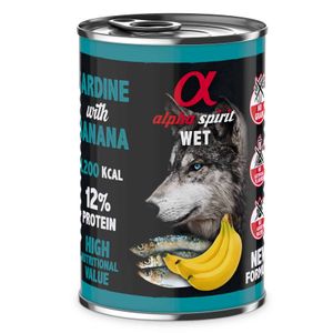 Alpha Spirit – Sardina i banana 400g