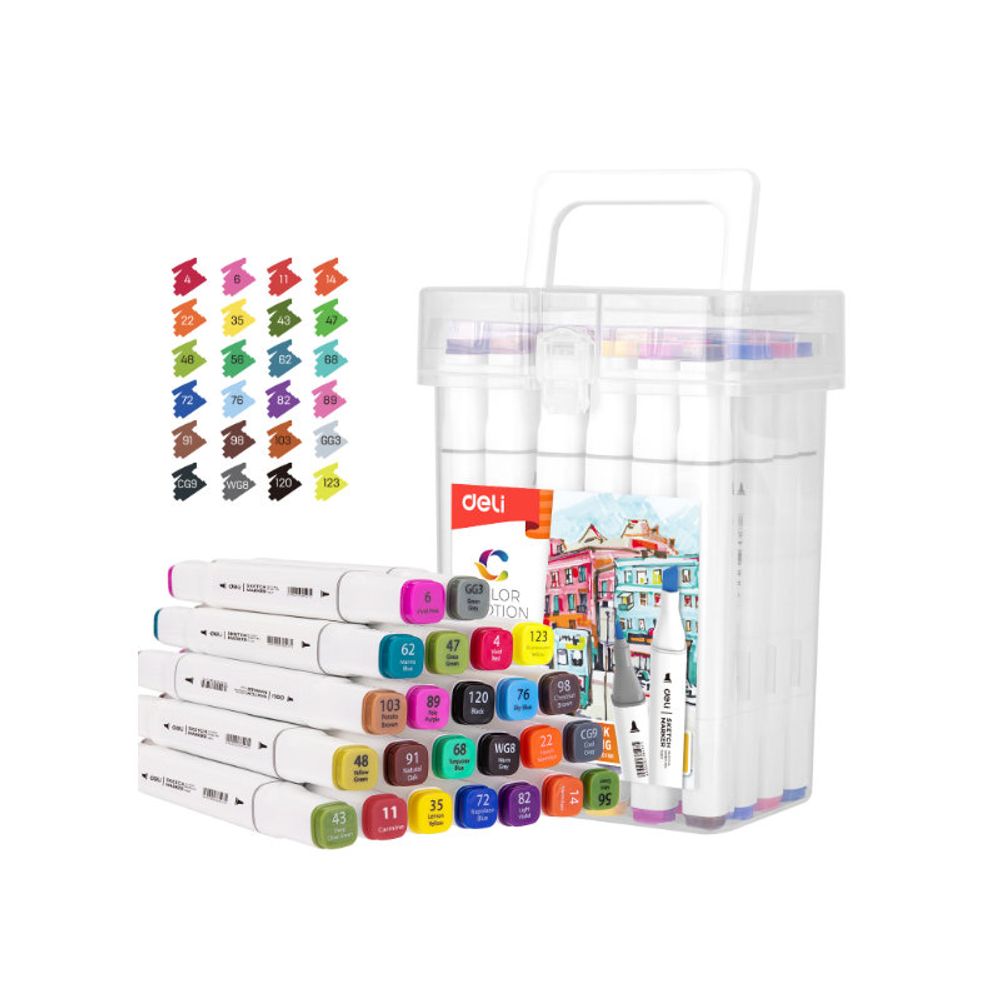 MARKERI SKETCH DELI SET BOX 1/24 E70801-24 slika 1
