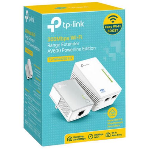 Powerline adapter TP-LINK TL-WPA4220KIT Wi-Fi AV600 600Mbps 300Mbps HomePlug AV WPA4220-PA4010 300 slika 3