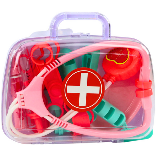 Medicinski pribor - Prvu pomoć za bebe - Ružičasti kovčeg slika 4