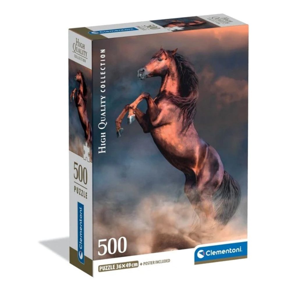 Clementoni CL35595 Puzzle 500 KONJ, 500kom slika 1