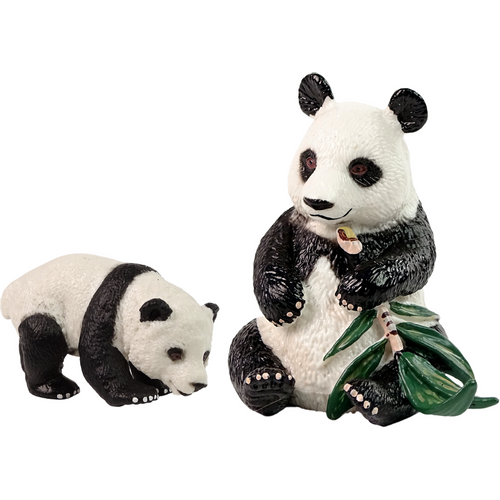 Kolekcionarske figurice gladna panda s bebom slika 2