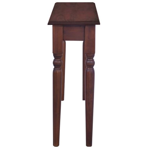 Konzolni stol klasični smeđi 120 cm od masivnog drva mahagonija slika 25