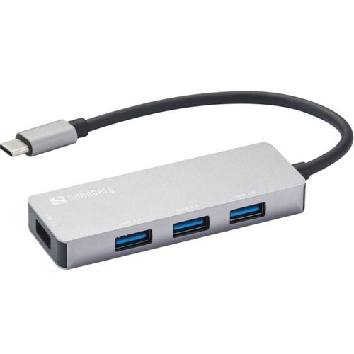 Sandberg USB-C Hub 1xUSB3.0 3x2.0 SAVER slika 1