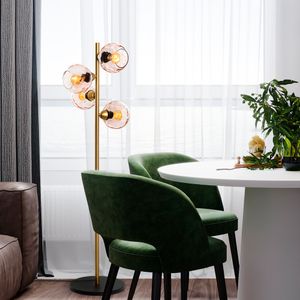 Podna Lampa Benek 15-14543 - Boje: Roza Zlato