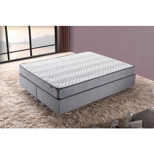 Woody Fashion Madrac, Bijela boja Sivo, Silver 140x200 cm Double Size Firm Mattress slika 2