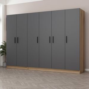 Kale - 7510 Anthracite Wardrobe