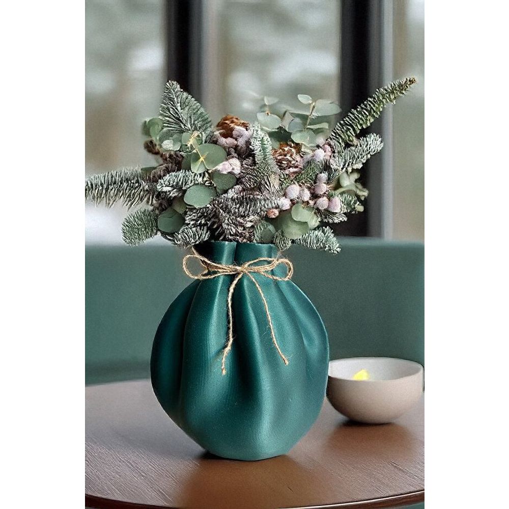 Vase Rainbow, colour: petrol green slika 2